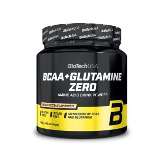 BioTechUSA BCAA+Glutamine Zero 480g barackos ice tea