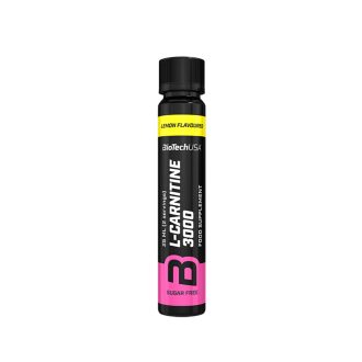 BioTechUSA L-Carnitine ampulla 3000mg 25ml citrom