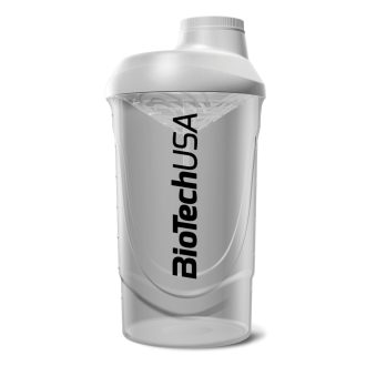 BioTechUSA Keverőpalack Biotech Wave 600ml átlátszó