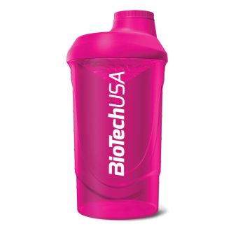 BioTechUSA Keverőpalack Biotech Wave 600ml magenta