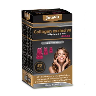 JutaVit Collagen Exclusive Gummy Vitamin Cukormentes 60x