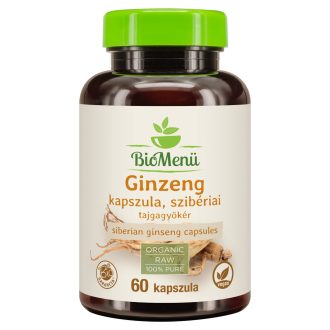 BioMenü BIO GINZENG kapszula szibériai 60 db