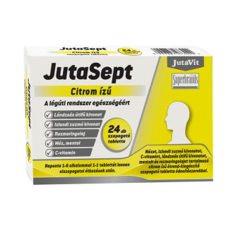 JutaVit JutaSept szopogató tabletta CITROM 24x