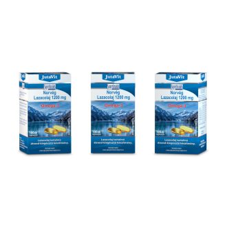 JutaVit Norvég lazacolaj 1200 mg Omega 3 100x