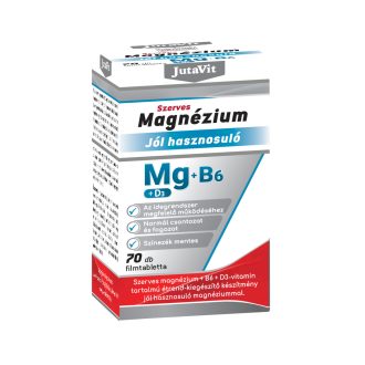 JutaVit Szerves Magnézium+B6+D3 70x