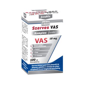 JutaVit Szerves Vas-komplex Forte 18mg 100x
