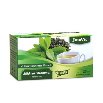 JutaVit Zöld tea filter citrommal 25x2g