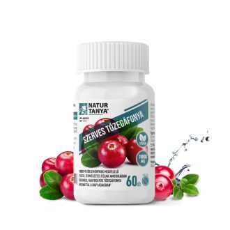   Natúr Tanya Szerves Tőzegáfonya – 3 tablettában 18000 mg őrleménynek megfelelő tőzegáfonya kivonattal