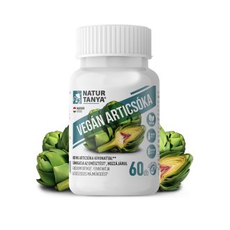   Natúr Tanya Vegán Articsóka – Standardizált articsóka kivonat, ornitin aminosavval és B-vitaminokkal.