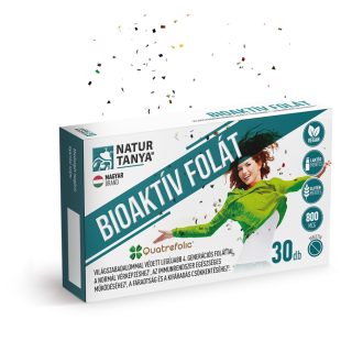   Natúr Tanya BIOAKTÍV FOLÁT – Világszabadalommal védett legújabb 4. generációs Quatrefolic® folát!