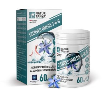   Natúr Tanya Szerves Omega 3-6-9 zsírsavak 3 féle természetes olajforrásból, standardizált lazac-, borágó- és krill olaj