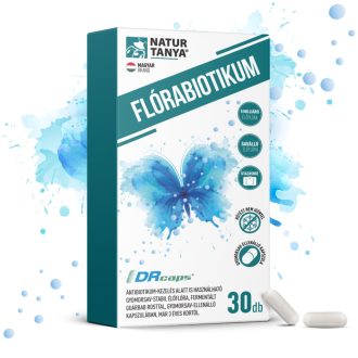   Natúr Tanya FLÓRABIOTIKUM - Nemzetközi törzsgyűjteménybe letétbe helyezett, kutatásokban szerepelő élőflóra, fermentált, galaktomannán típusú PHGG rosttal