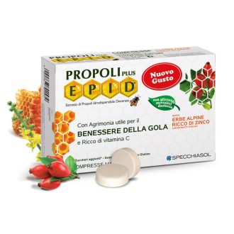   Natúr Tanya S. EPID® propoliszos szopogatós tabletta alpesi növénnyel, cinkkel, C-vitaminnal és édesítőszerekkel