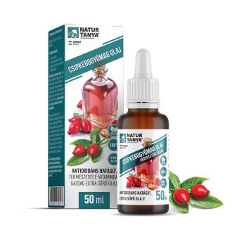   Natúr Tanya Csipkebogyómag olaj hidegsajtolással- Antioxidáns hatású, természetes E-vitaminban gazdag extra sűrű olaj!